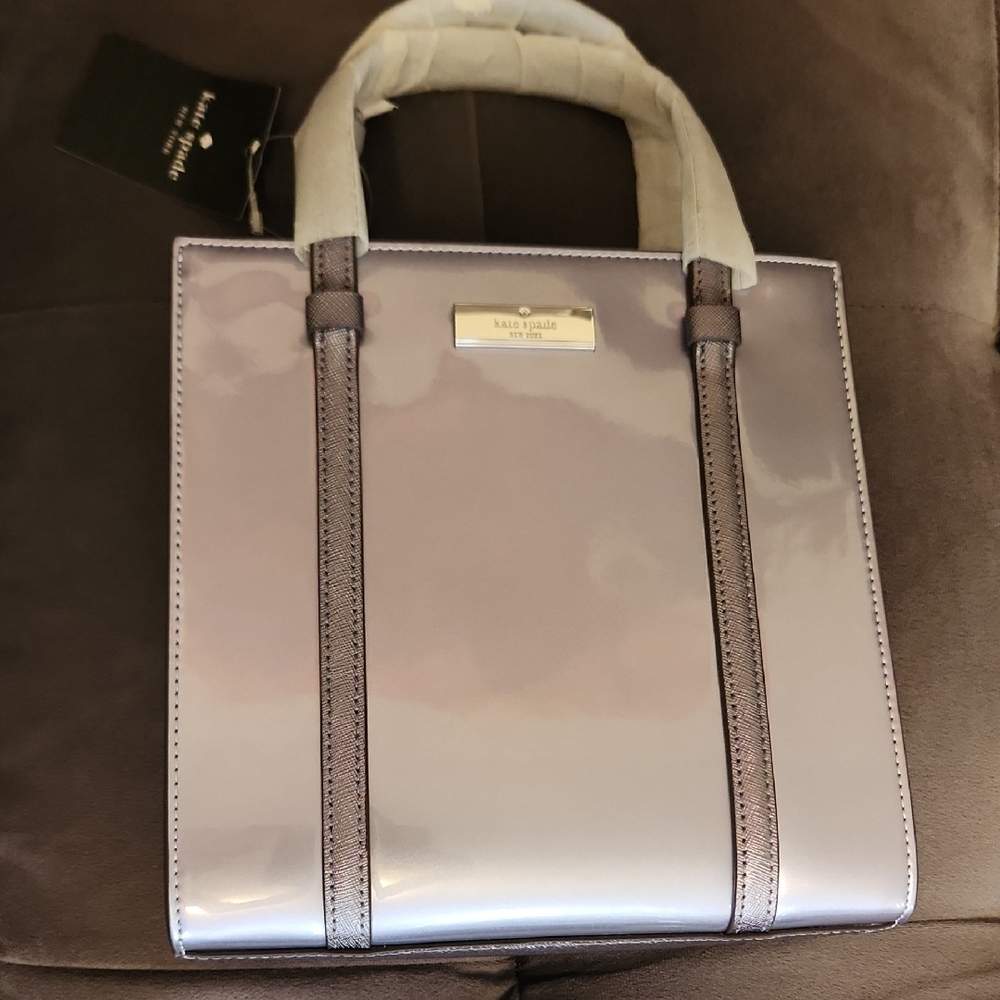 NWT Kate Spade Purple Handbag, Wallet w/ KS Dust Bag *OPEN TO REASONABLE OFFERS* - Picture 2 of 10